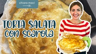 Torta salata con la scarola  Chiara Maci [upl. by Ahseinat518]