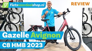 Gazelle Avignon C8 HMB 2023  Splinternieuwe ebike van Gazelle Review [upl. by Oralle]