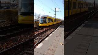 Tram in der Landsberger Allee [upl. by Birkner]