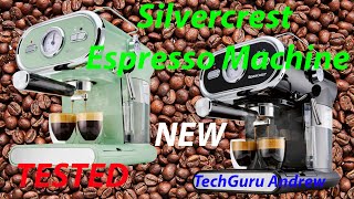 Silvercrest Espresso Machine SEM 1100 E1 [upl. by Pressman765]