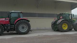 Mf 7726 vs John Deere 6250r [upl. by Enytsirhc630]