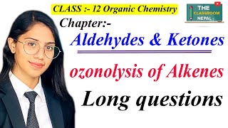 Aldehyde and ketones 1  Ozonolysis of alkenes  Organic chemistry  conversion  Suchana Reezal [upl. by Ezalb]