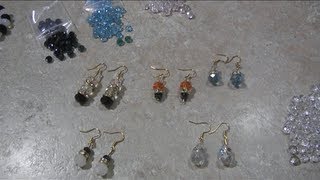 como hacer aretes de pedreria by angy [upl. by Swenson]