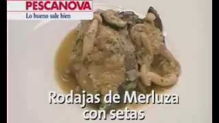 Rodajas de Merluza con Setas [upl. by Sheley]