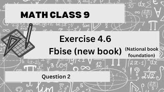 Class 9 maths chapter 4 exercise 46  ex 46 class 9 q 2  46 math class 9 q 2 [upl. by Yellah312]