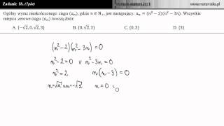 Zadanie 18  Próbny arkusz maturalny P1 poziom podstawowy [upl. by Gensler]