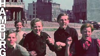 Hamburg 1948  Einzigartige Filmaufnahmen in Farbe und HD [upl. by Anneg522]