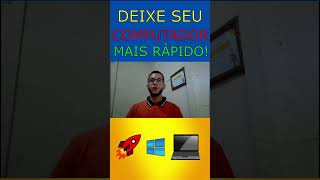 Como deixar o PC mais RAPIDO com o DESFRAGMENTADOR de DISCO tutorial tecnologia shorts [upl. by Eesyak]