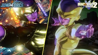 Jump Force VS Xenoverse 2  Final Form Frieza Comparison wTransformations [upl. by Judith]