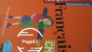 lexique les suffixes page 67 coquelicot CM1 [upl. by Mendy420]