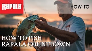 How to Fish the Rapala Countdown  Rapala Fishing Tips [upl. by Tocs185]