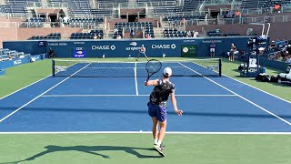 Denis Shapovalov v Aslan Karatsev  Court Level Practice Match Highlights 2022 [upl. by Michella664]