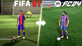 PRACTICE ARENA EVOLUTION  FIFA 07  FC 24 [upl. by Nilrem]