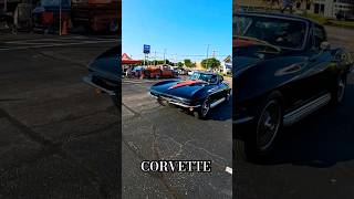 😎 1967 Chevy Corvette 427 in a Black Tuxedo chevrolet carshow exhaustsound [upl. by Pirbhai]