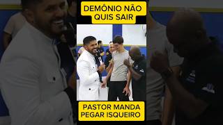 PASTOR AMEAÇA DEMÔNIO COM ISQUEIRO E FOGO VEJAM [upl. by Raul75]