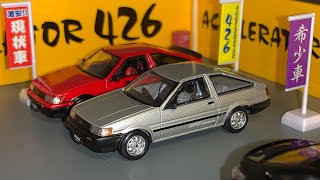 Hobby Japan 164 Toyota Corolla Levin AE86 3 Door GTV 1983 Silver [upl. by Archangel]