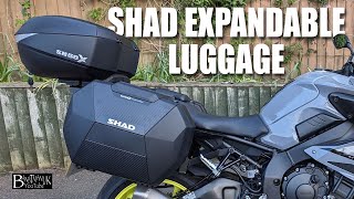 Shad SH38X Expandable Panniers amp SH58X Expandable Top Box Fitting to a Yamaha MT10 4K High Def [upl. by Fredrick881]