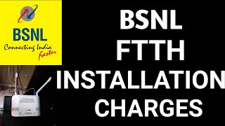 How to Get Bsnl Ftth Connection in 2020  Bsnl Ftth Installation ChargeBHARAT FIBRE SERVICES [upl. by Bathilda533]