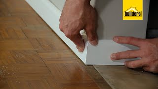 How to Install a Skirting Board [upl. by Anaujik]