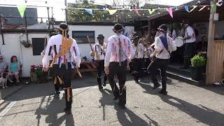 The Silurian Border Morrismen dance quotUpton Stick Dancequot at Bromyard Folk Festival 2023 [upl. by Connolly129]