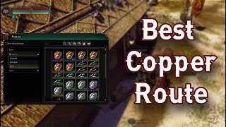 Best Copper Mining Route  Copper  Zinc  Ruby  Ashes of Creation Alpha 2 [upl. by Repsaj]