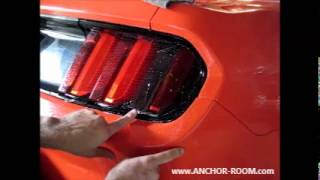 20152017 Mustang Tail light Vinyl Tint Installation [upl. by Horsey]