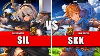 GBVSR ▰ SIL 2B VS SKK Gran  High Level Gameplay [upl. by Gardie]