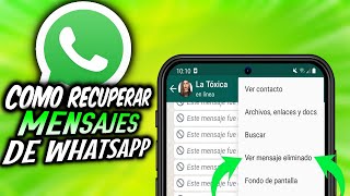 Cómo ver los mensajes eliminados de WhatsApp en iPhone  Recuperar mensajes eliminados de WhatsApp [upl. by Ynagoham]