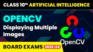 OpenCV Displaying Multiple Images  Computer Vision  Class 10 Artificial Intelligence CBSE 202425 [upl. by Cima]