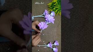 Diy Foamiran Flower amp pearl makingflowers diydesign [upl. by Woodruff791]