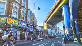 South London Brixton Walk from Clapham Common incl Electric Avenue amp Market 🌞 4K Binaural [upl. by Clayson]