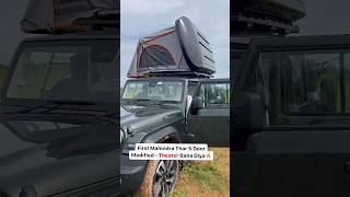 First Mahindra Thar 5 Door Modified  Theater Bana Diya🔥 Thar5Door TharRooxModified Thar [upl. by Erinna]