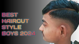 TRENDING HAIRSTYLE FOR BOYS 2024  LETEST HAIR CUTTING FOR BOYS 2024 [upl. by Lanos]