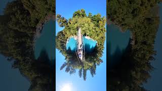 HOKITIKA GORGE Insta360  South Island New Zealand  Retirement Travelers shorts [upl. by Htebirol]