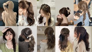 👻 Glow up in a week 🌟 Douyin Hairstyles 🎀 Korean hairstyles toturial [upl. by Faxun]