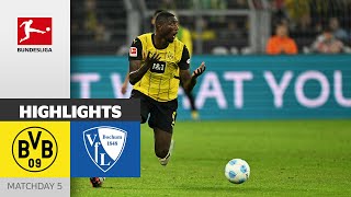 BVB Turns The Game  Borussia Dortmund  VfL Bochum 1848 42  Highlights  MD 5 – Bundesliga 2425 [upl. by Leagiba619]