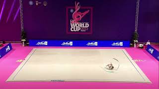 Ekaterina Vedeneeva  Ribbon AA  WC Pesaro 2022 [upl. by Aneetak]