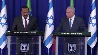 LIVE PM Netanyahu Welcomes Ethiopian PM Abiy Ahmed [upl. by Egbert262]