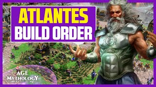 BUILD ORDER básico de los ATLANTES  Age of MYTHOLOGY Retold [upl. by Burney344]