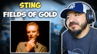 STING  Fields Of Gold  FIRST TIME HEARING REACTION [upl. by Lovato]