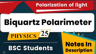 Biquartz Polarimeter With Easy Notes [upl. by Latnahs209]