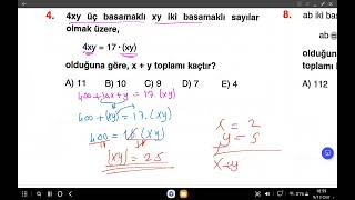 Sayı Basamakları ve Taban Aritmetiği 1 KPSS [upl. by Laenej262]