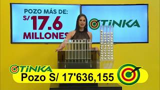 Sorteo Tinka  Domingo 01 de julio de 2018 [upl. by Adihsaar]