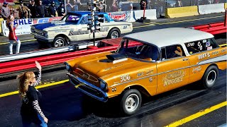 Southeast Gassers Association 2023 Season Finals drag racing [upl. by Alston]