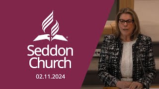 Seddon SDA Church Livestream  Dr Coralia Jigau 02112024 [upl. by Greenwell]