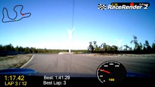 Porsche Boxster S  Gotland Ring 20130906  quickest lap [upl. by Ailed]