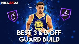 NEW NBA 2K22 Next Gen Best 3 amp D Off Guard Build And Badges In The Game [upl. by Dacia]