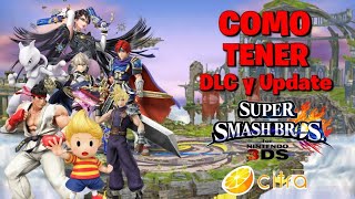 Cómo instalar DLC y Update en super smash bros 3ds citra mmj android [upl. by Hedvig200]