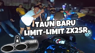 TAHUN BARU FULL TEGANG‼️ L1MIT L1MIT PAKE ZX25R KNALPOT TOCE  Indonesia Motovlog 310 [upl. by Forcier]