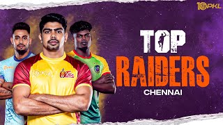 Top Raiders of Chennai Leg  Pawan Sehrawat Maninder Singh amp Sudhakar M  PKL Season 10 [upl. by Noah]